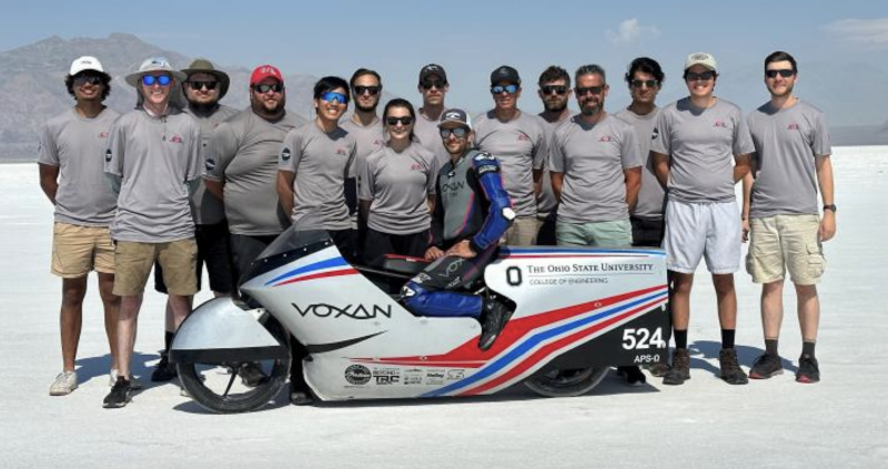 osu electric motorcycle record 2024