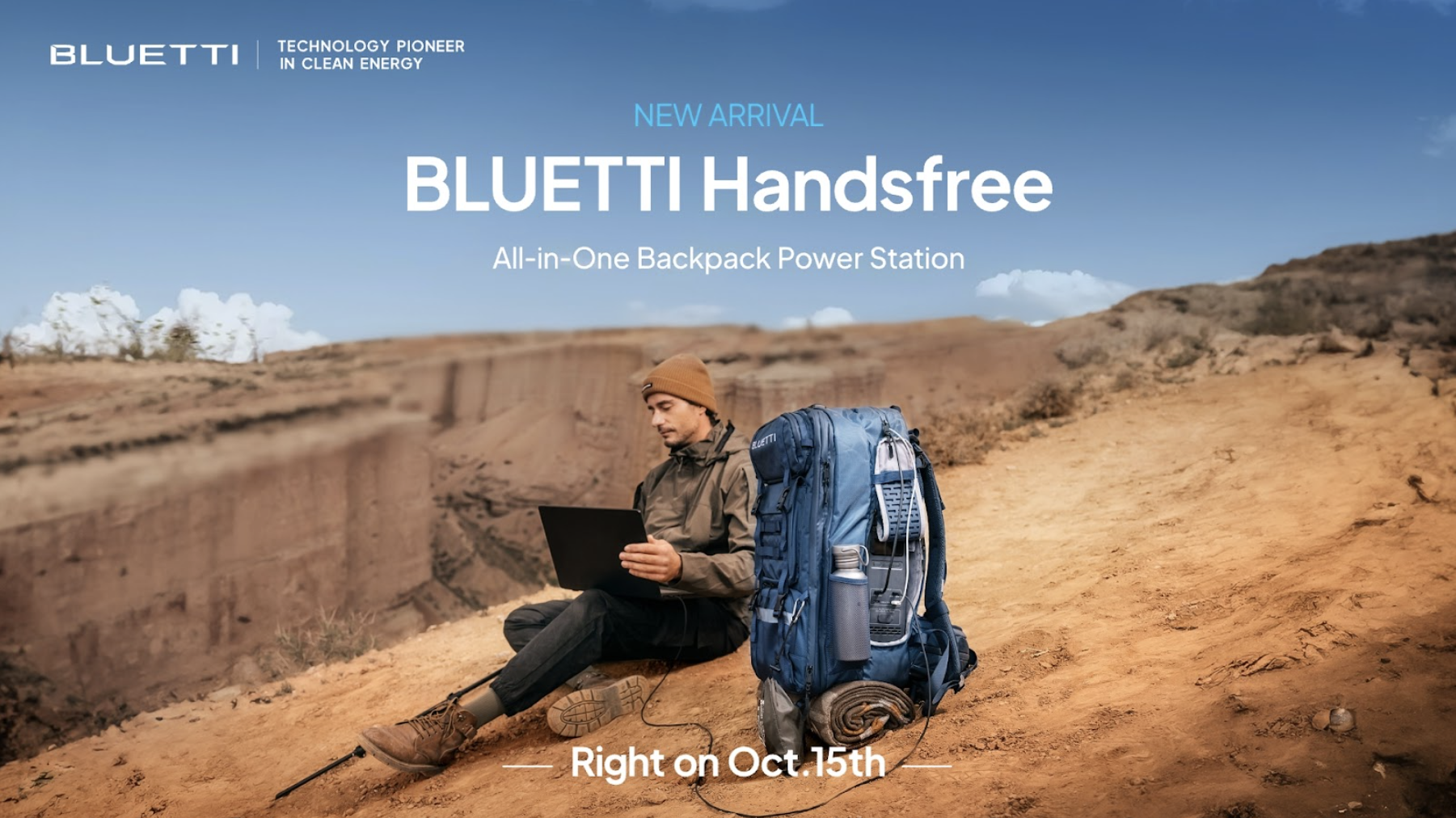 New BLUETTI Handsfree Series: The Ultimate Solar Backpack Power Station For Adventurers & Creatives - CleanTechnica