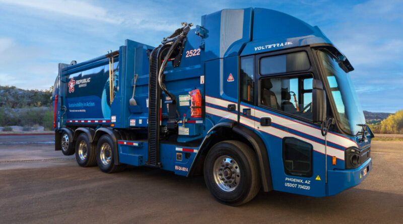 electric trash truck