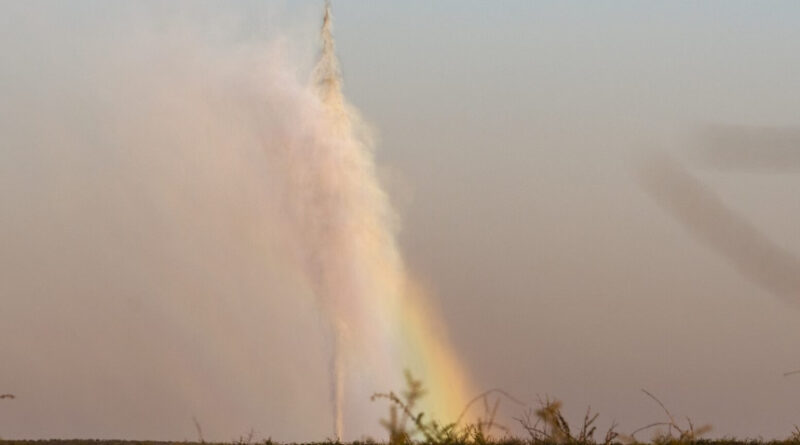 Texas geyser