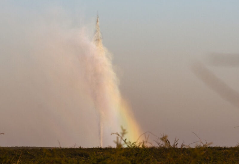 Texas geyser
