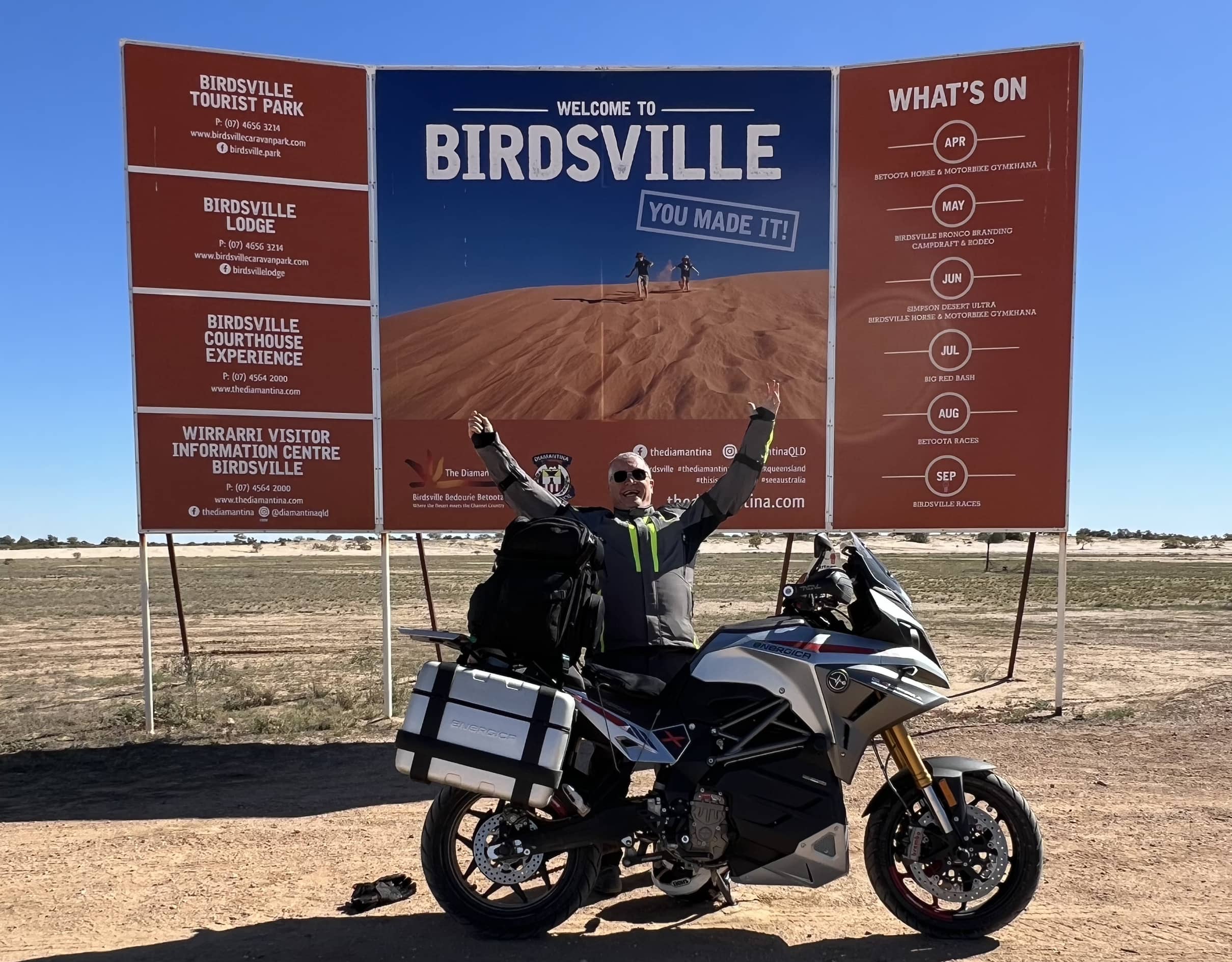 Energica Experia Green Tourer.