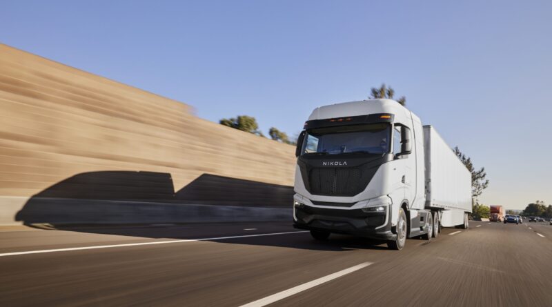 hydrogen fuel cell truck nikola