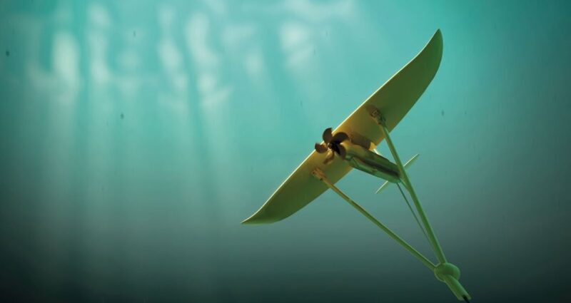 tidal energy dragon minesto faroe islands SEV