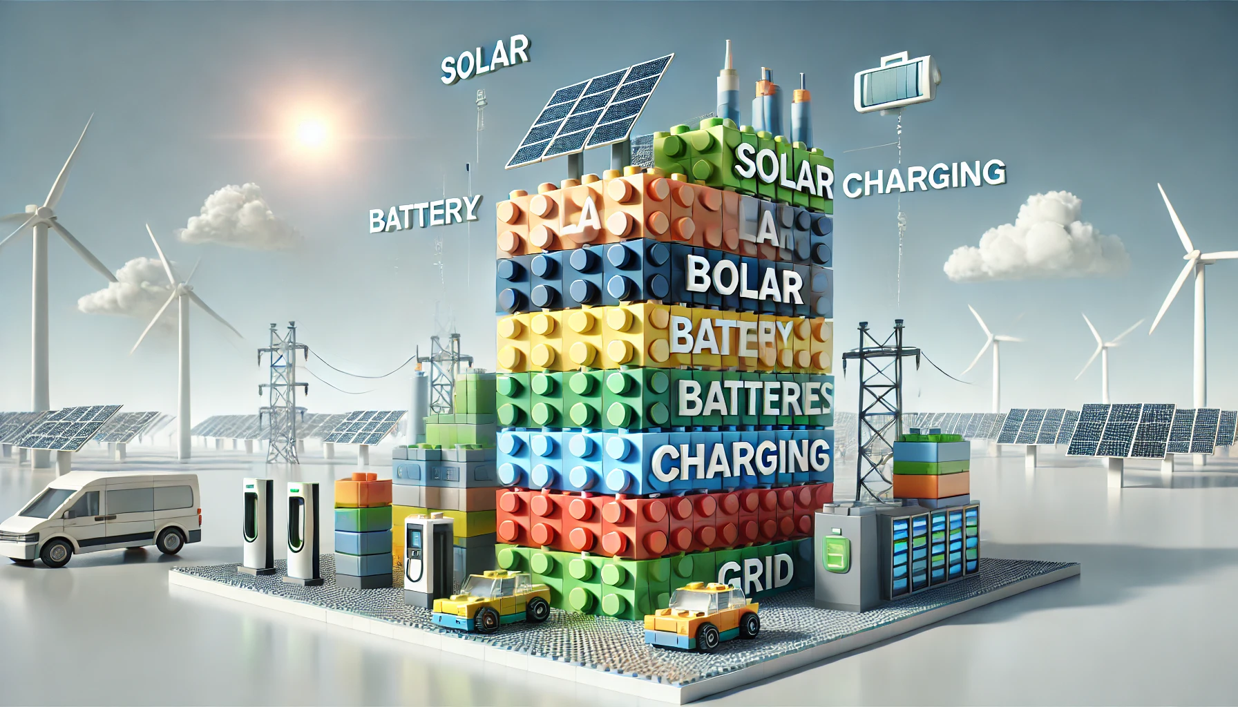 Modular Charging: LEGO Logic For Electric Trucks