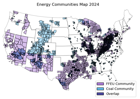 Map from Berkeley Lab