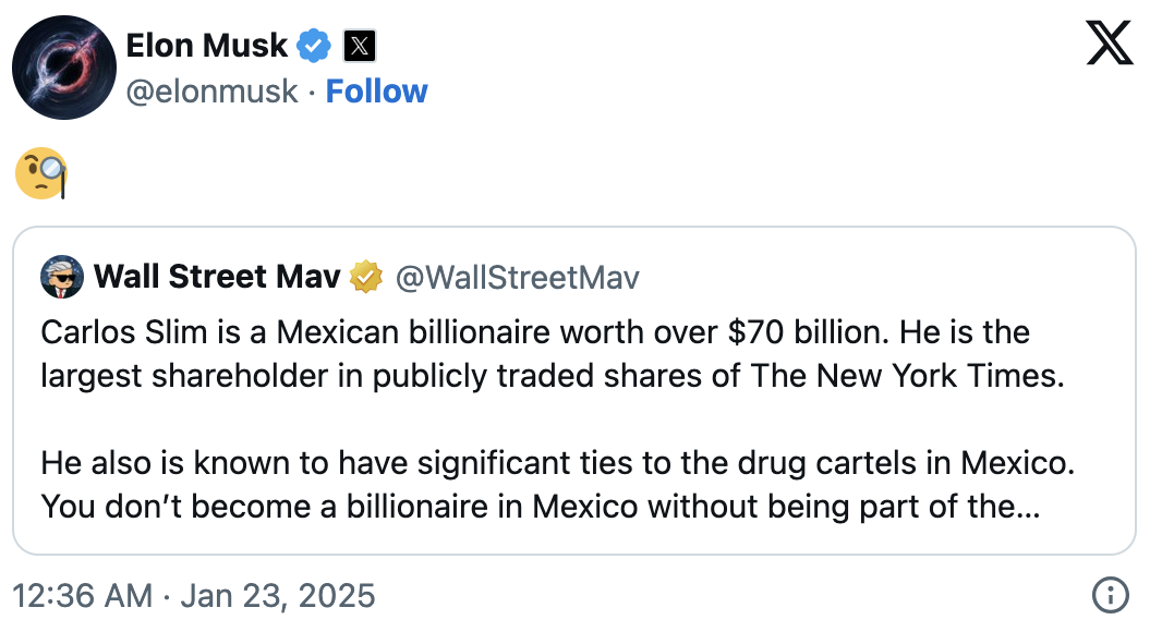 Elon Musk Carlos Slim