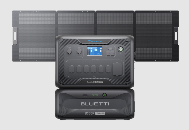 BLUETTI AC300+B300K+350W Solar | Home Battery Backup