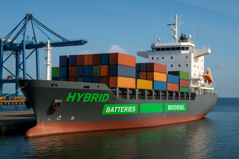 Why Shipping’s Low-Carbon Future Relies More on Batteries & Biofuels Than Methanol