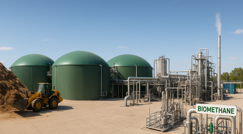 Could Electrified Biomethane DRI Make Steel Production Carbon-Negative?
