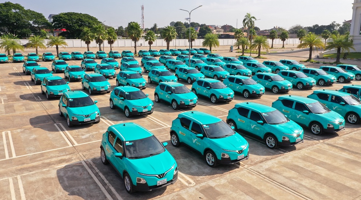 Vinfast EV Taxis Now in Manila