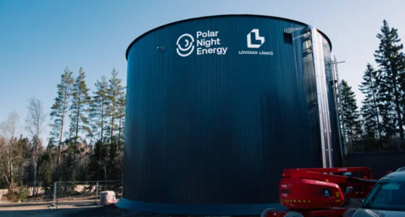 Polar Night sand battery