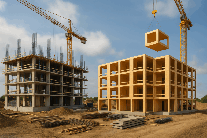 How CLT Displacement Makes Steel & Cement Decarbonization Realistic