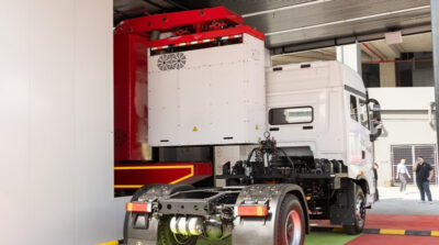 EcoSwift Brings Big Rig Battery Swapping To Singapore - CleanTechnica