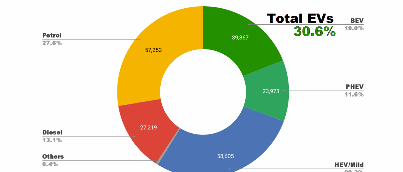 EVs Take 30.6% Share In Germany