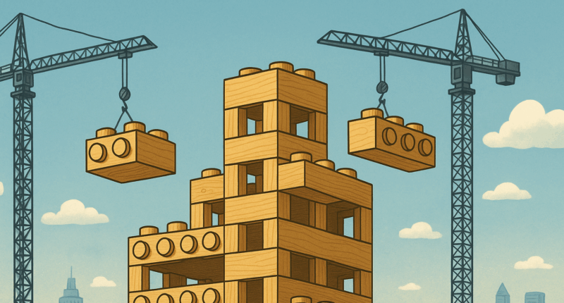 Mass Timber As Lego: Flyvbjerg’s Modularity Meets Low-Carbon Construction