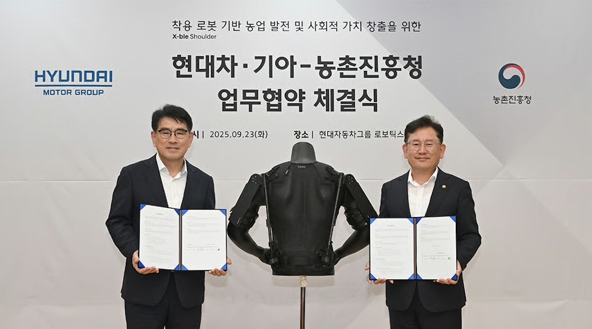 Hyundai Motor & Kia Mở Rộng Việc Sử Dụng Robot Đeo Tay Trong Nông Nghiệp Cùng Cơ Quan Phát Triển Nông Thôn Hàn Quốc - CleanTechnica