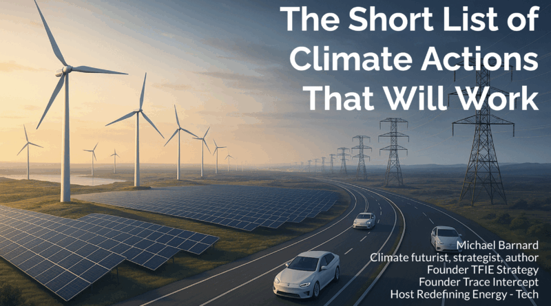 Slide from Michael Barnard's presentation to the University of Twente's Climate Event