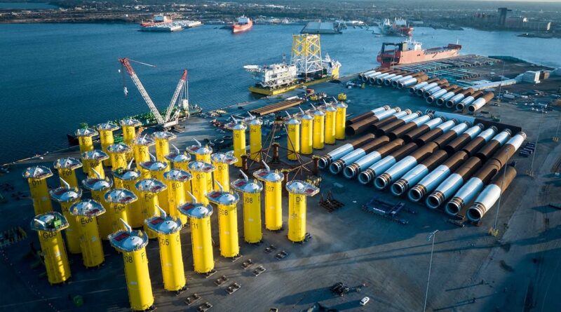 cvow offshore wind construction site