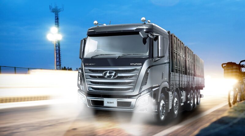 hyundai xcient fuel cell electric truck