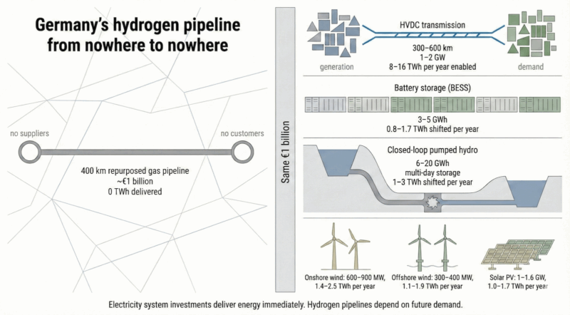 The Opportunity Costs of Germany’s Hydrogen Backbone