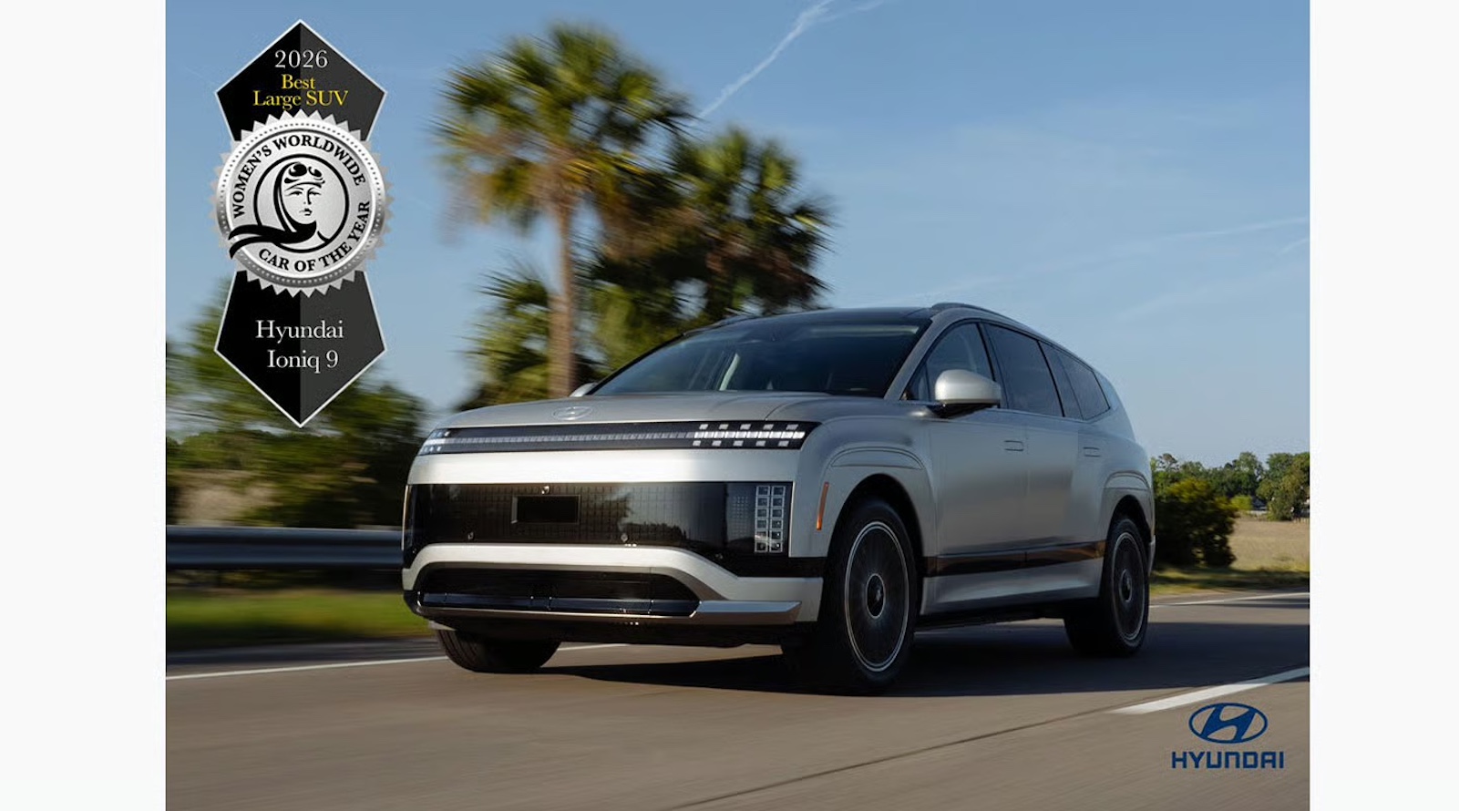 Hyundai IONIQ 9 Hailed as World’s Best Large SUV at 2026 Women’s Worldwide Car of the Year Awards