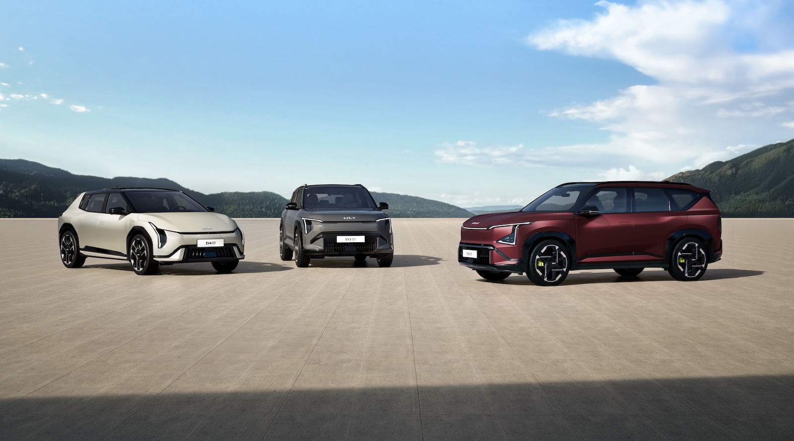 Kia Unveils New EV3 GT, EV4 Hatchback GT, and EV5 GT