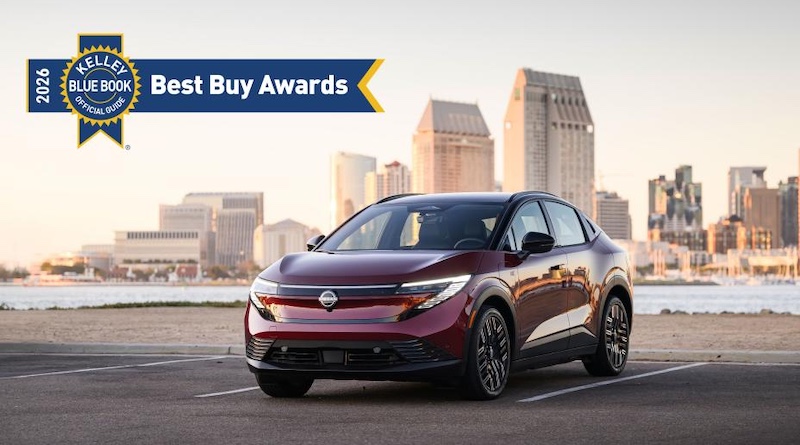 New Nissan LEAF Wins Another Award — Best Buy Award from Kelley Blue Book