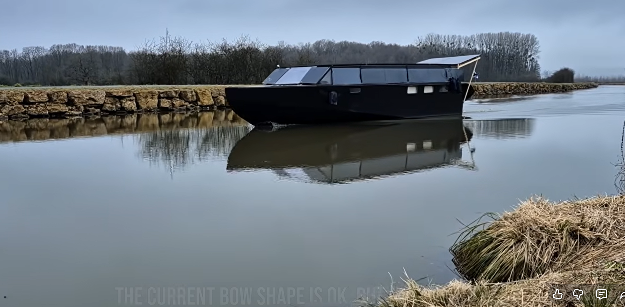 Solar-Powered Boat Travels Into France