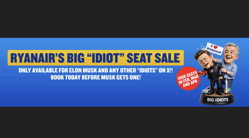 ryanair musk skylink