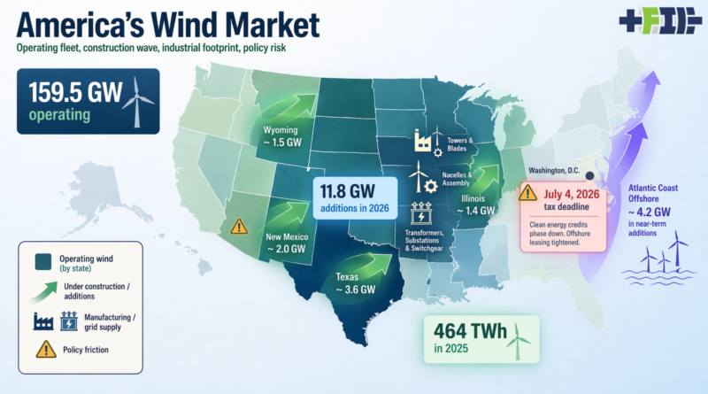 America’s Wind Market Keeps Building Under Policy Pressure