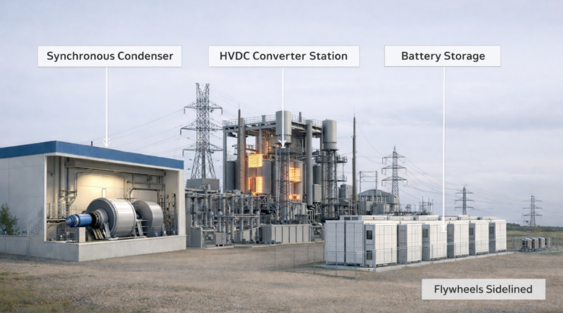 Chatgpt generated image of grid stability technologies competing for the same job.