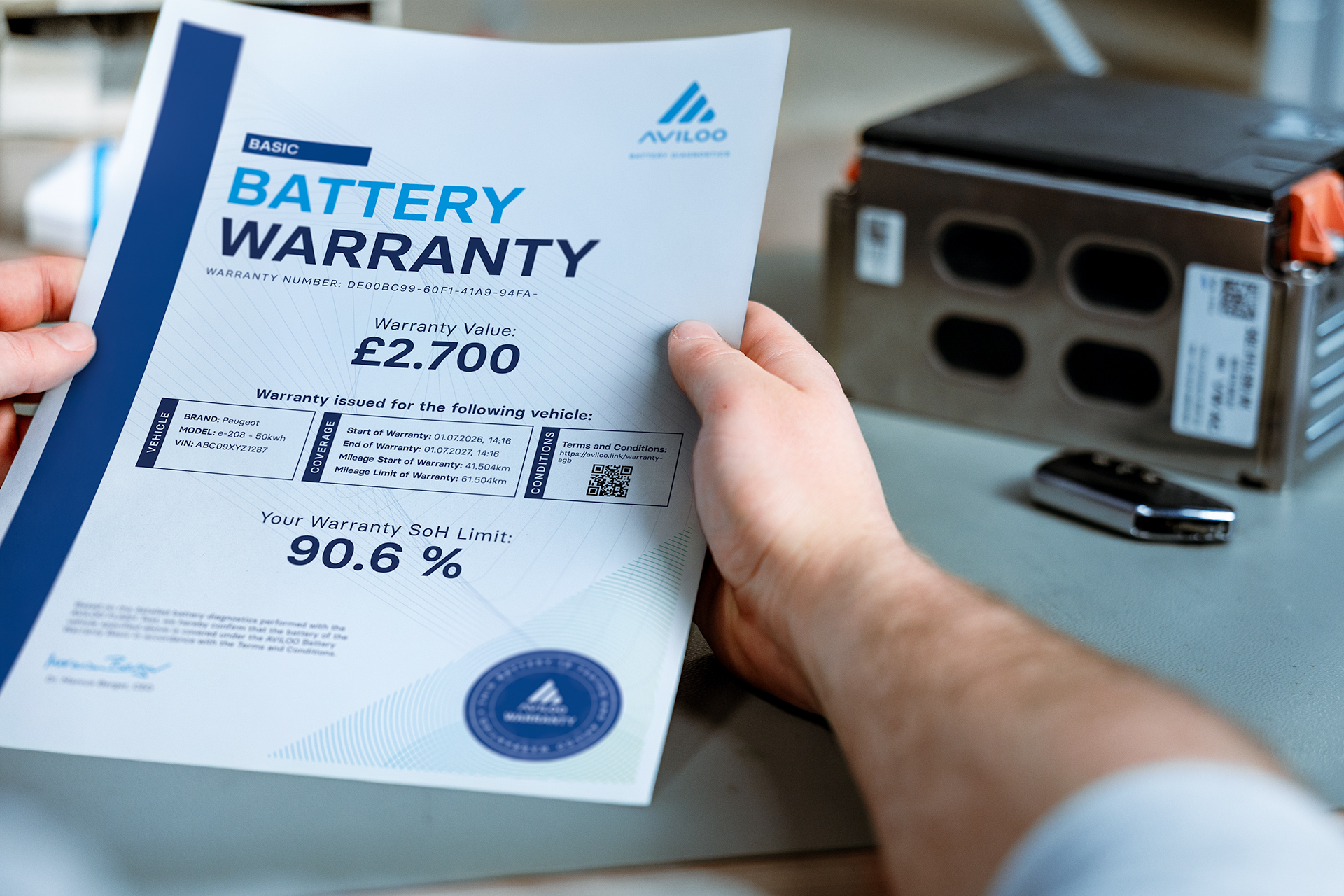 AVILOO Launches UK Used EV Battery Warranty