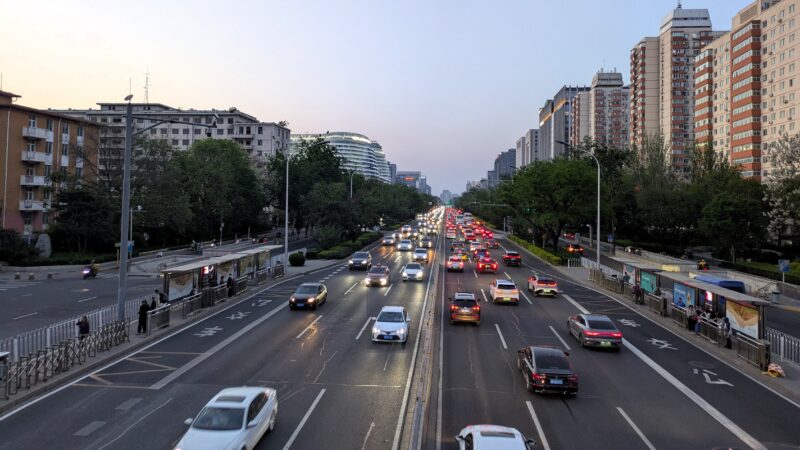 Beijing Overpass traffic