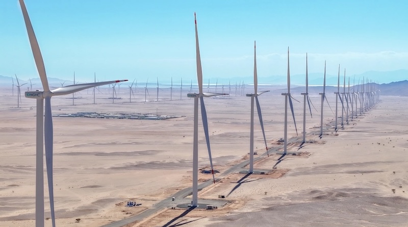 neom green hydrogen wind turbines