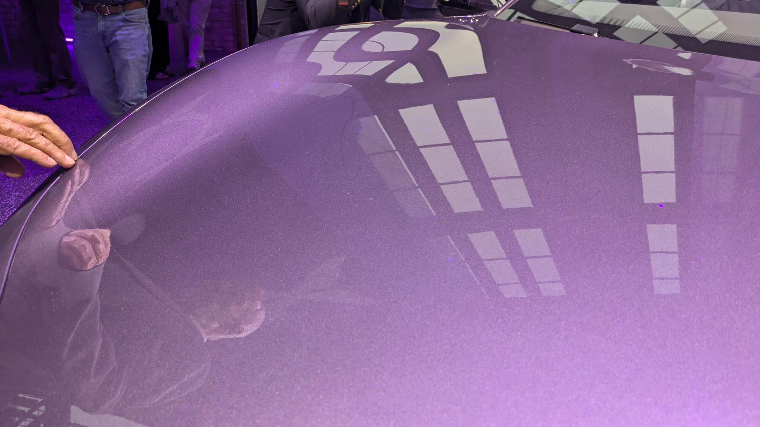 XPENG L03. Photo by Larry Evans. Purple