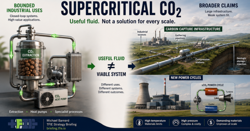 Supercritical CO₂ Is Useful. The System Claims Are The…