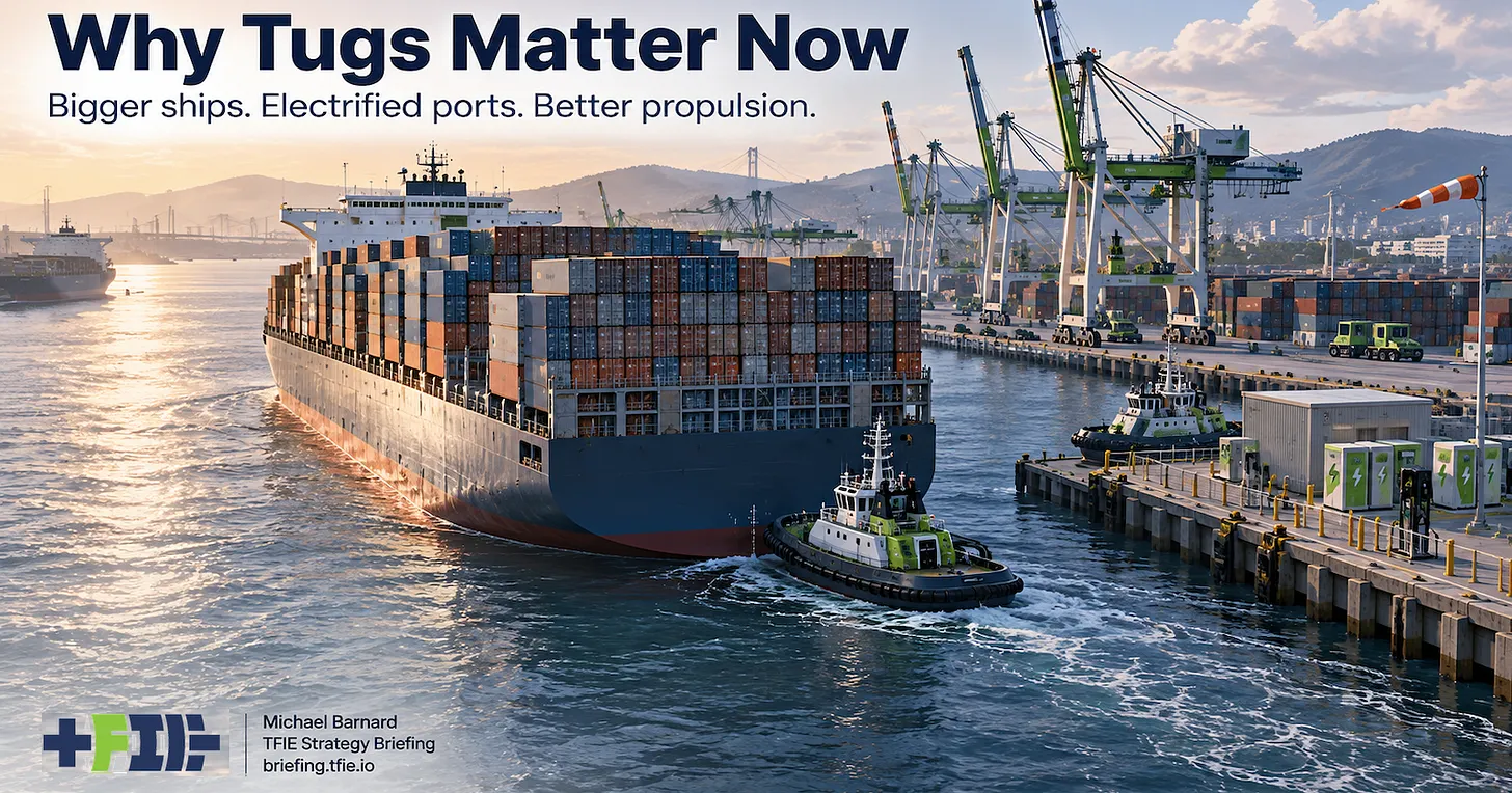 Why Tugboats Fit Batteries Better Than Their Power Ratings…