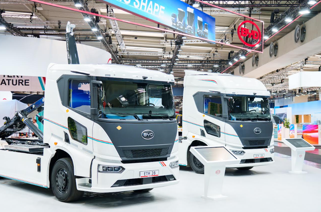 BYD unveils 44-metric-ton electric truck at IAA Transportation