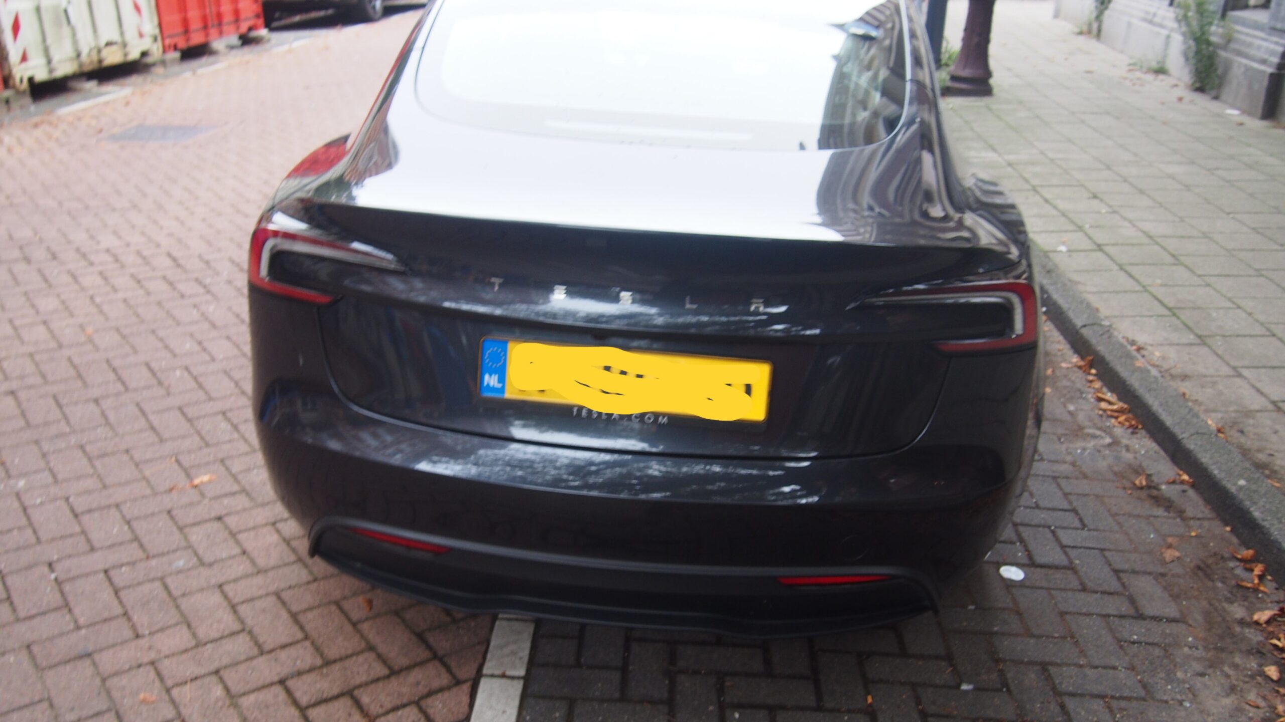Tesla Model 3 in Amsterdam. Photo by Larry Evans
