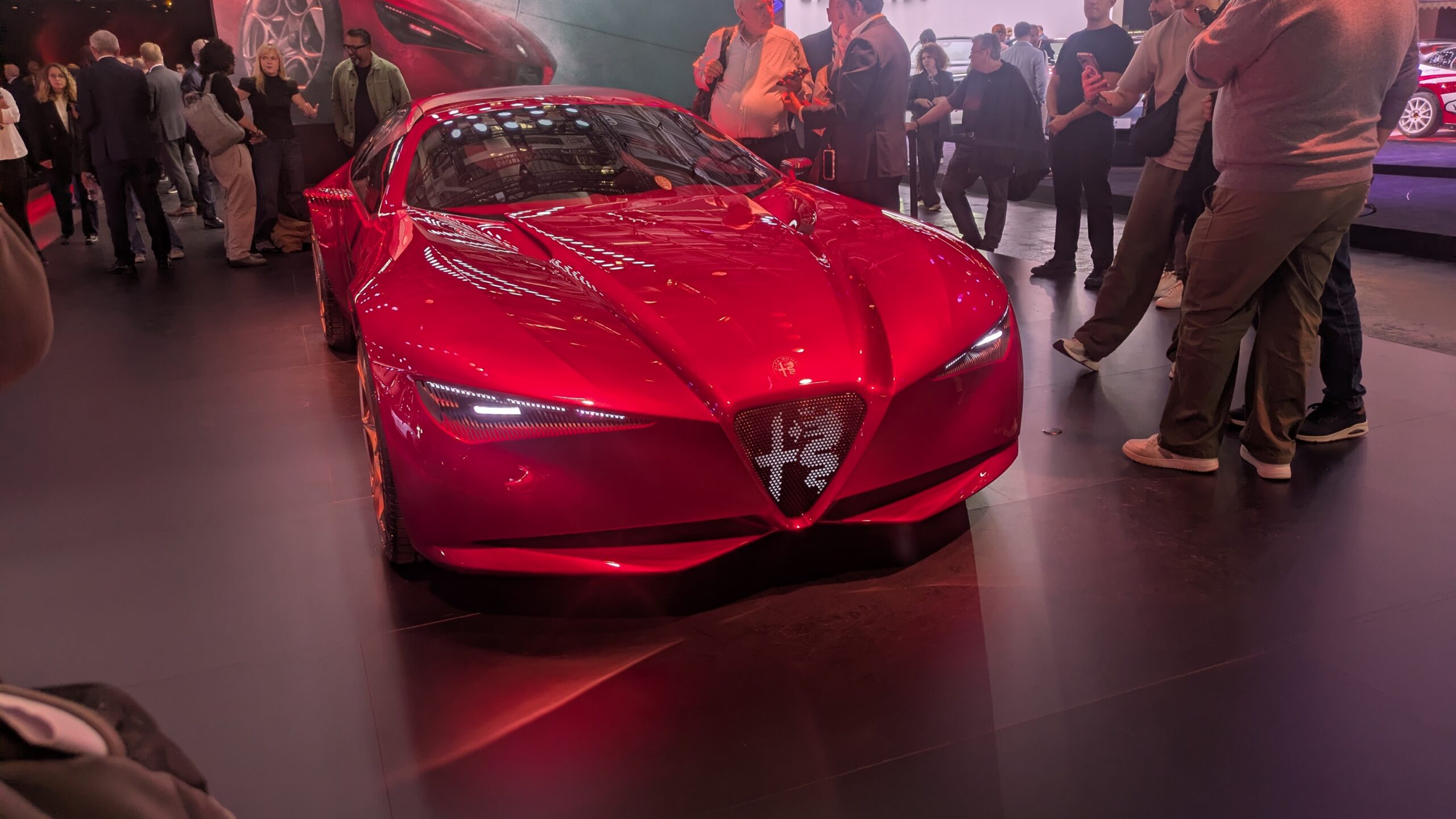 Alfa Romeo. Paris Motor Show. Photo by Larry Evans