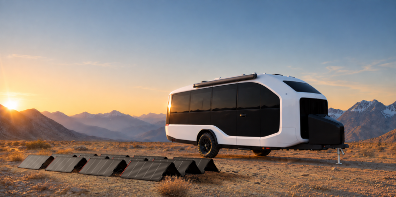 Jackery and Pebble Collaborate on Solar-Powered RVs