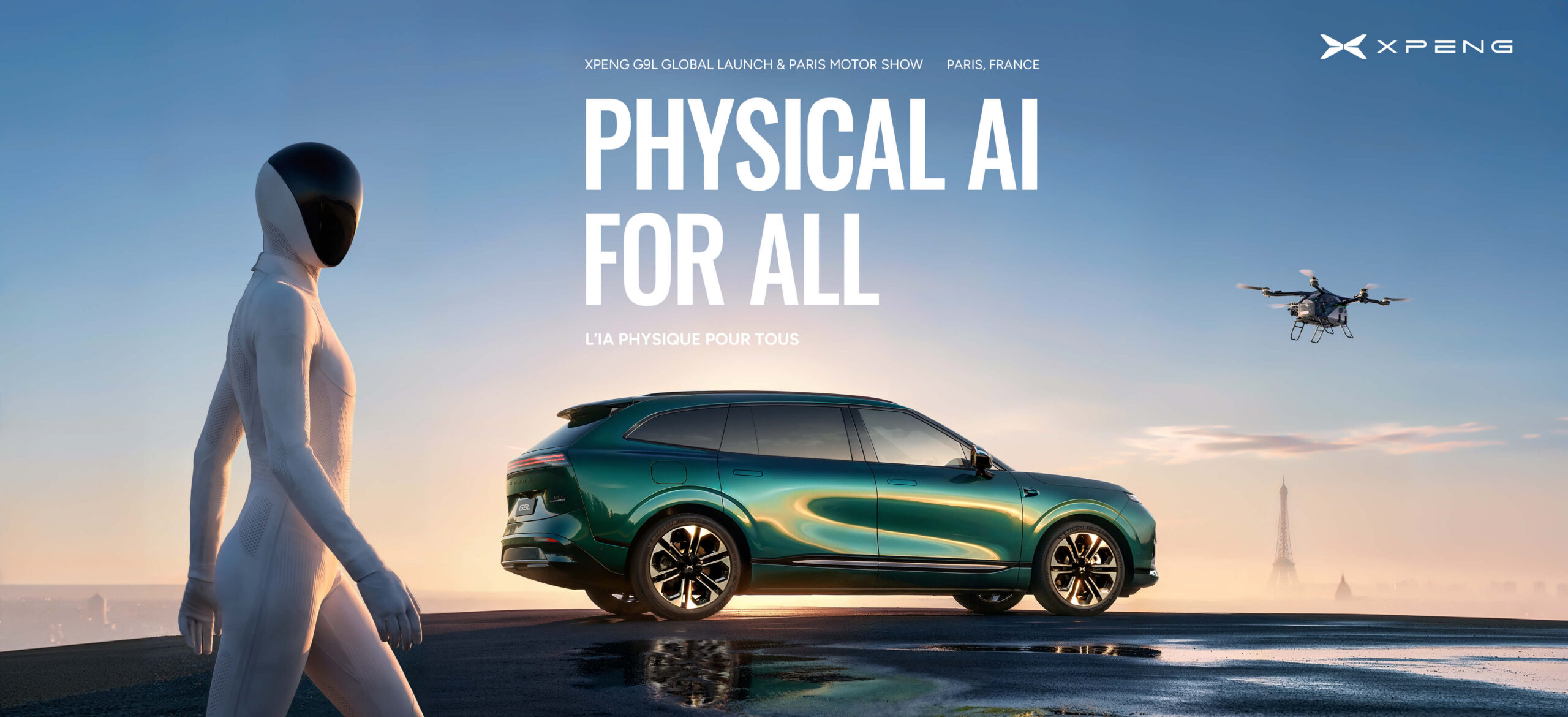 XPENG To Launch Its Next-Gen AI Flagship G9L SUV & Showcase Its Physical AI Lineup At The 2026 Paris Motor Show